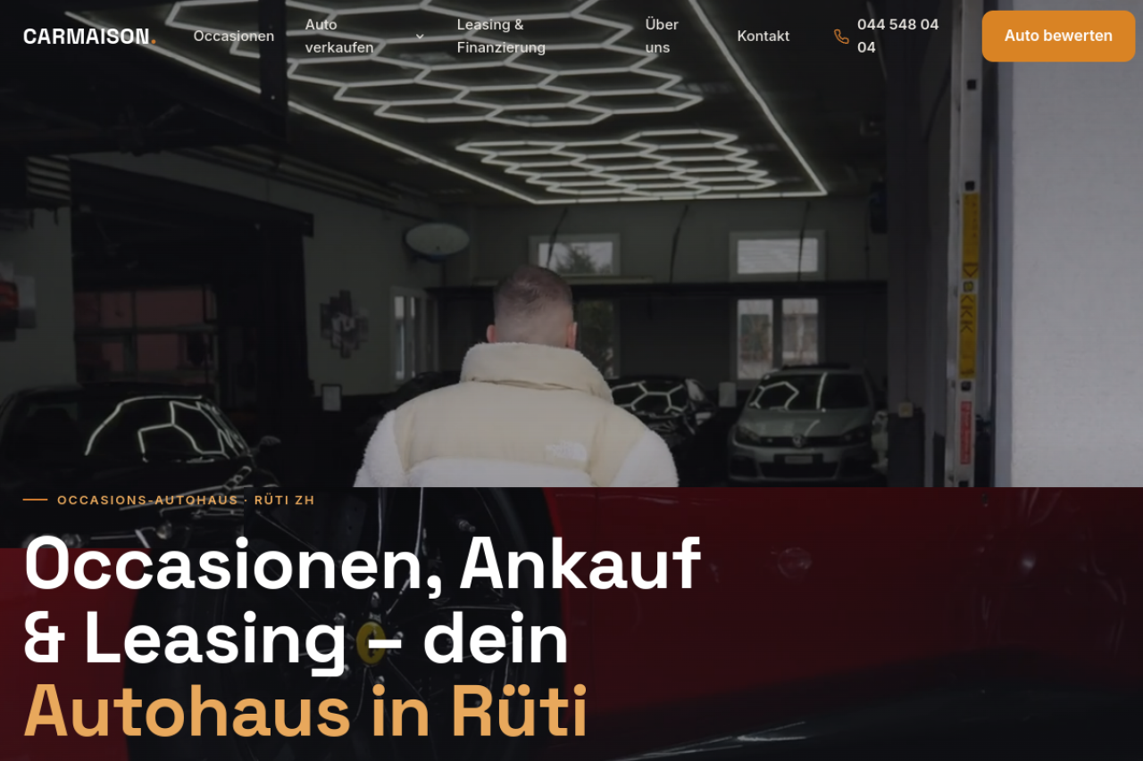 Redesign-Studie: Car Maison, Autohaus Rüti ZH